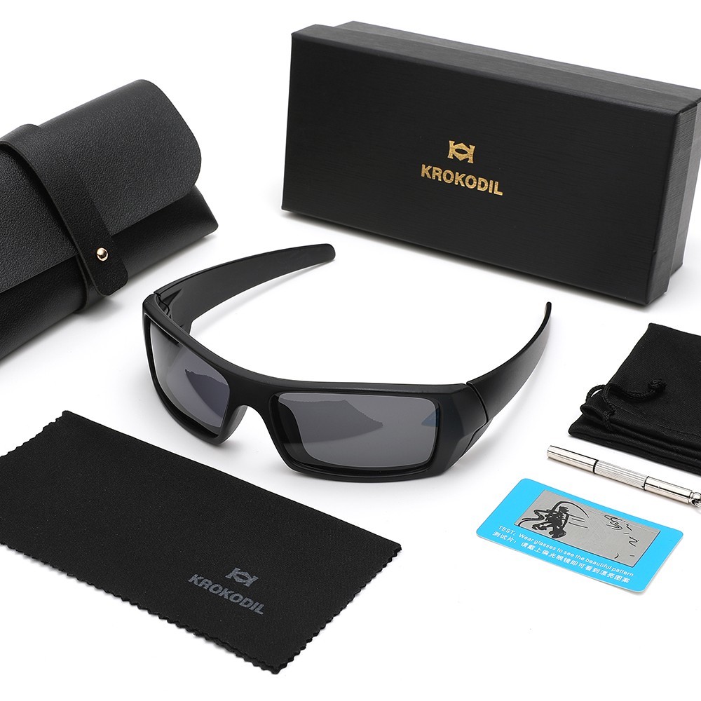 Gift Box Wrap Set - Okulary przeciwsłoneczne polaryzacyjne UV400 typu wrap-around