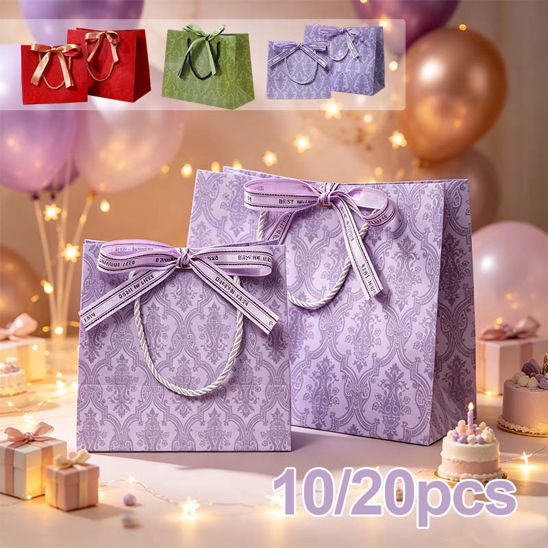 Gift Box Wrap Set - Luksusowe, grube torby na zakupy z