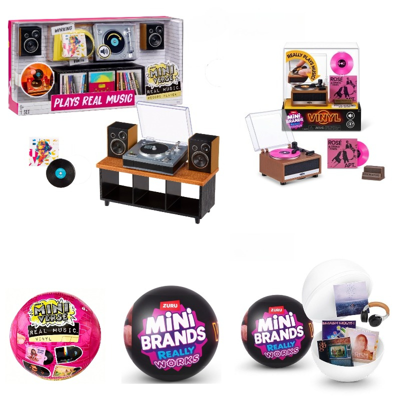 Ornament Ball Set - Nowy ZURU MINI BRANDS Mini gramofon