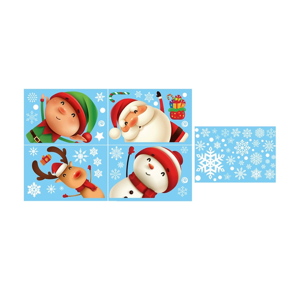 Nowość! 80 szt. Świąteczne nak – Snowflake Window Decal recenzja i cena