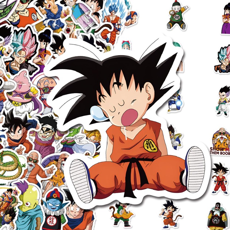 60 szt. naklejek Anime Dragon  – Ornament Ball Set recenzja i cena