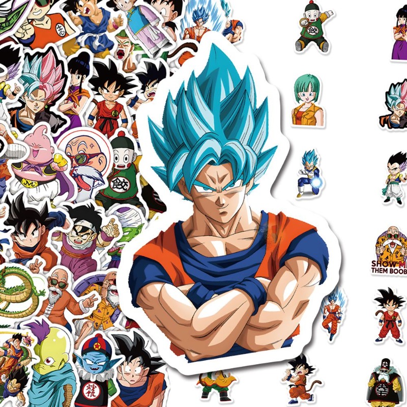 60 szt. naklejek Anime Dragon  – Ornament Ball Set recenzja i cena