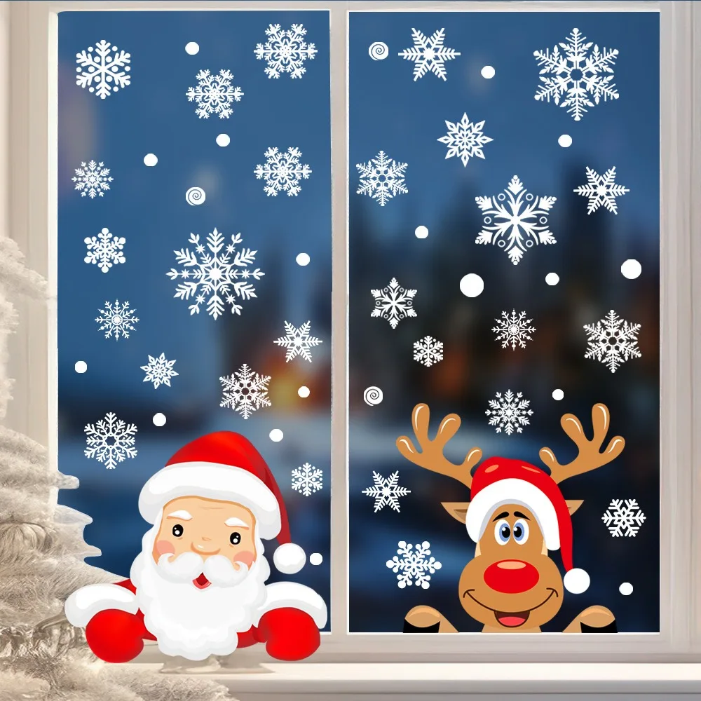 Naklejka na okno Święty Mikoła – Snowflake Window Decal recenzja i cena