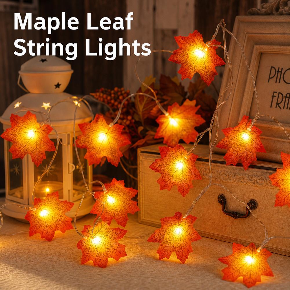 Girlanda świetlna z liści klon – Led Fairy String Lights recenzja i cena