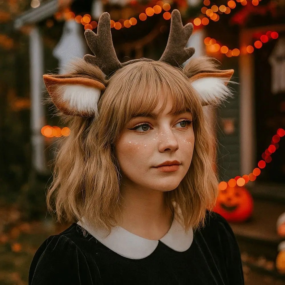 Puszyste Uszy Jelenia Opaska z – Reindeer Antlers Headband recenzja i cena