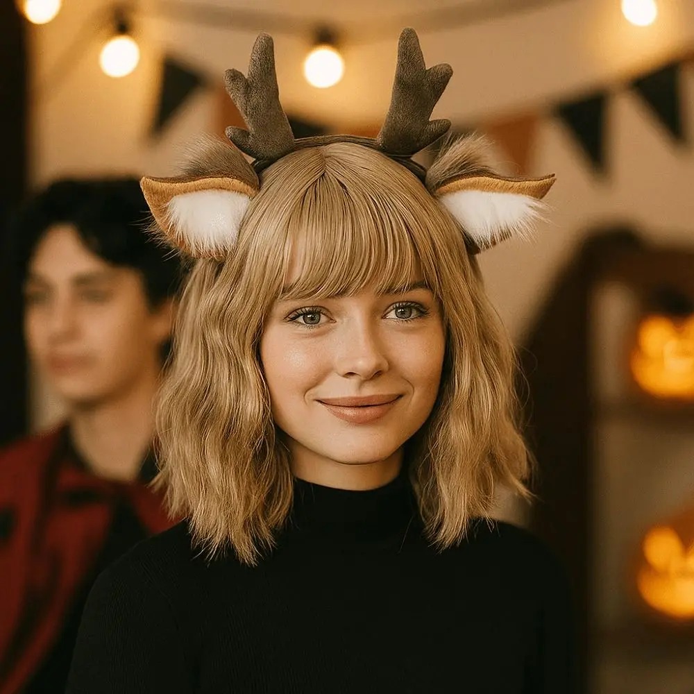 Puszyste Uszy Jelenia Opaska z – Reindeer Antlers Headband recenzja i cena