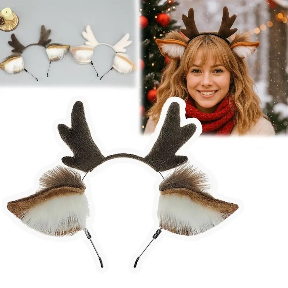 Puszyste Uszy Jelenia Opaska z – Reindeer Antlers Headband recenzja i cena