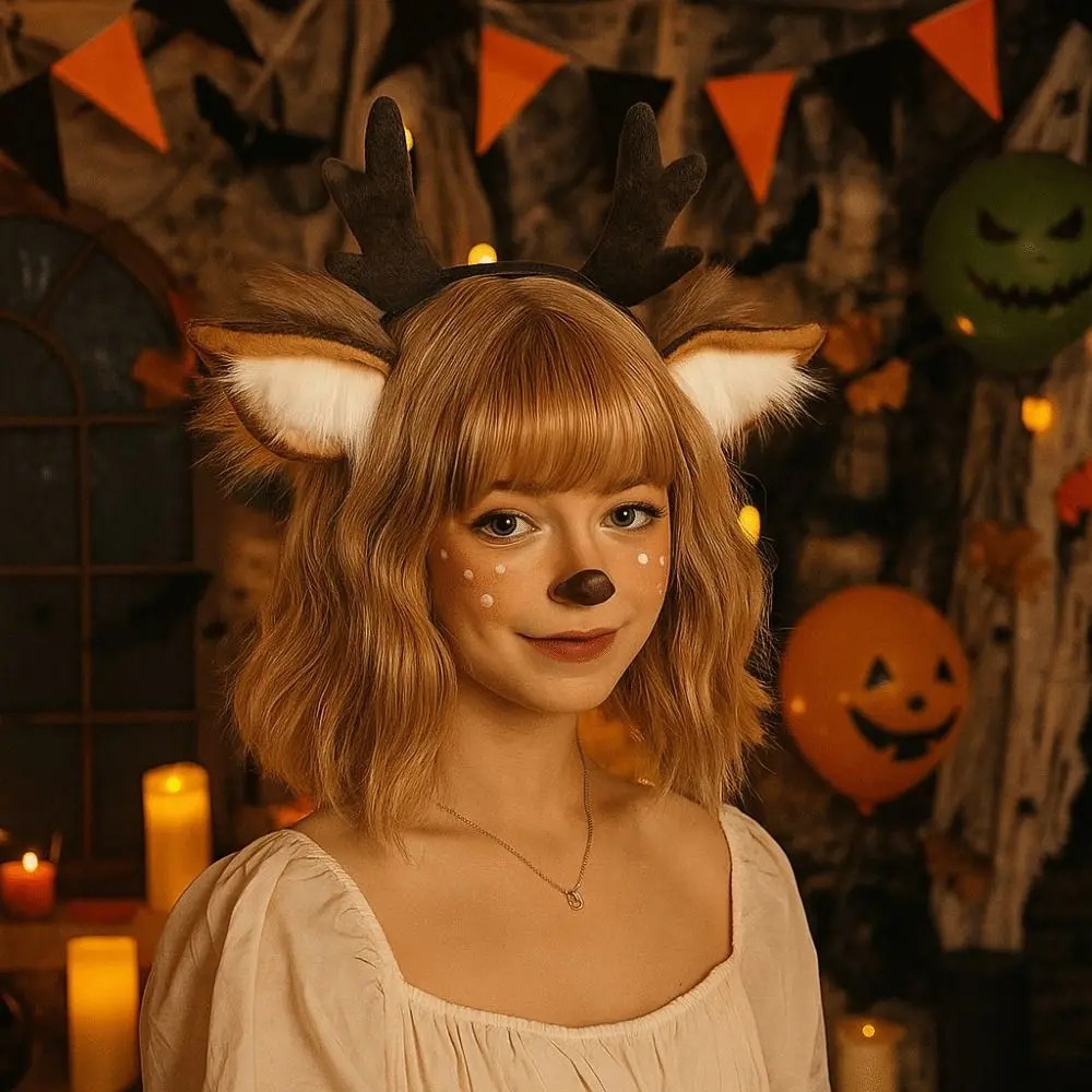 Puszyste Uszy Jelenia Opaska z – Reindeer Antlers Headband recenzja i cena