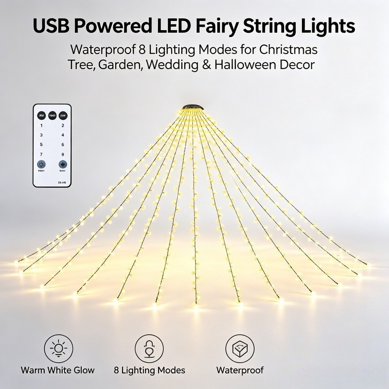 Lampki LED USB, wodoodporne la – Led Fairy String Lights recenzja i cena