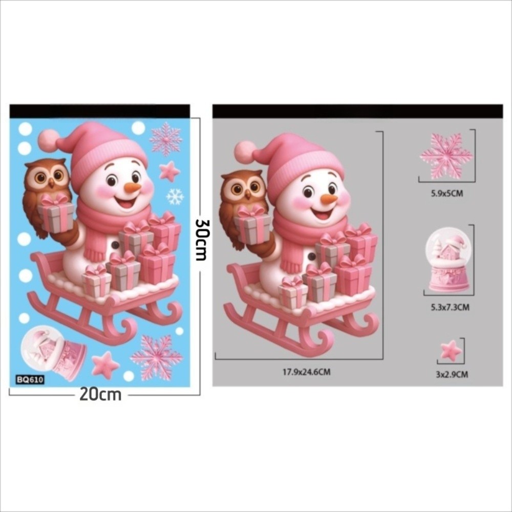 Naklejki na okno z PVC z motyw – Snowflake Window Decal recenzja i cena