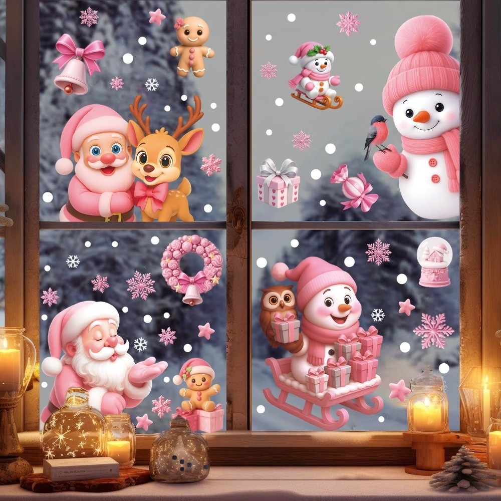 Naklejki na okno z PVC z motyw – Snowflake Window Decal recenzja i cena