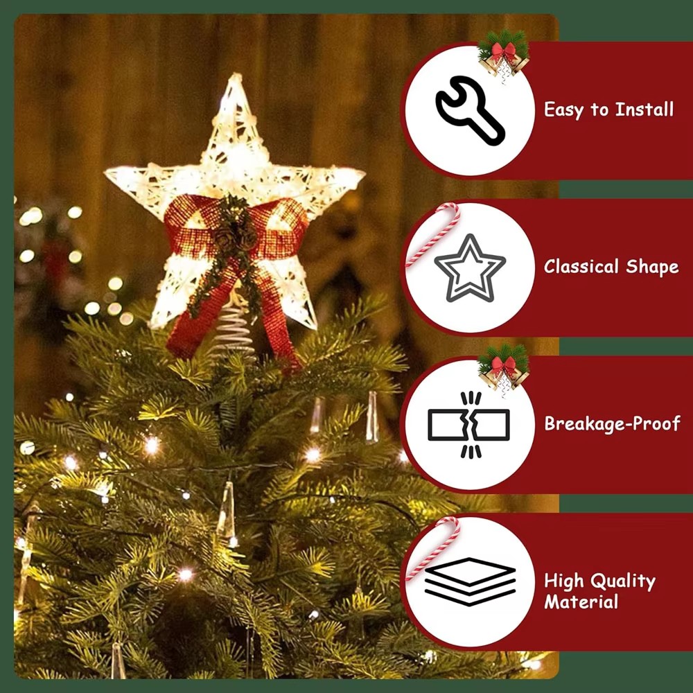 Choinka LED Gwiazda Ozdoba na  – Star Tree Topper recenzja i cena
