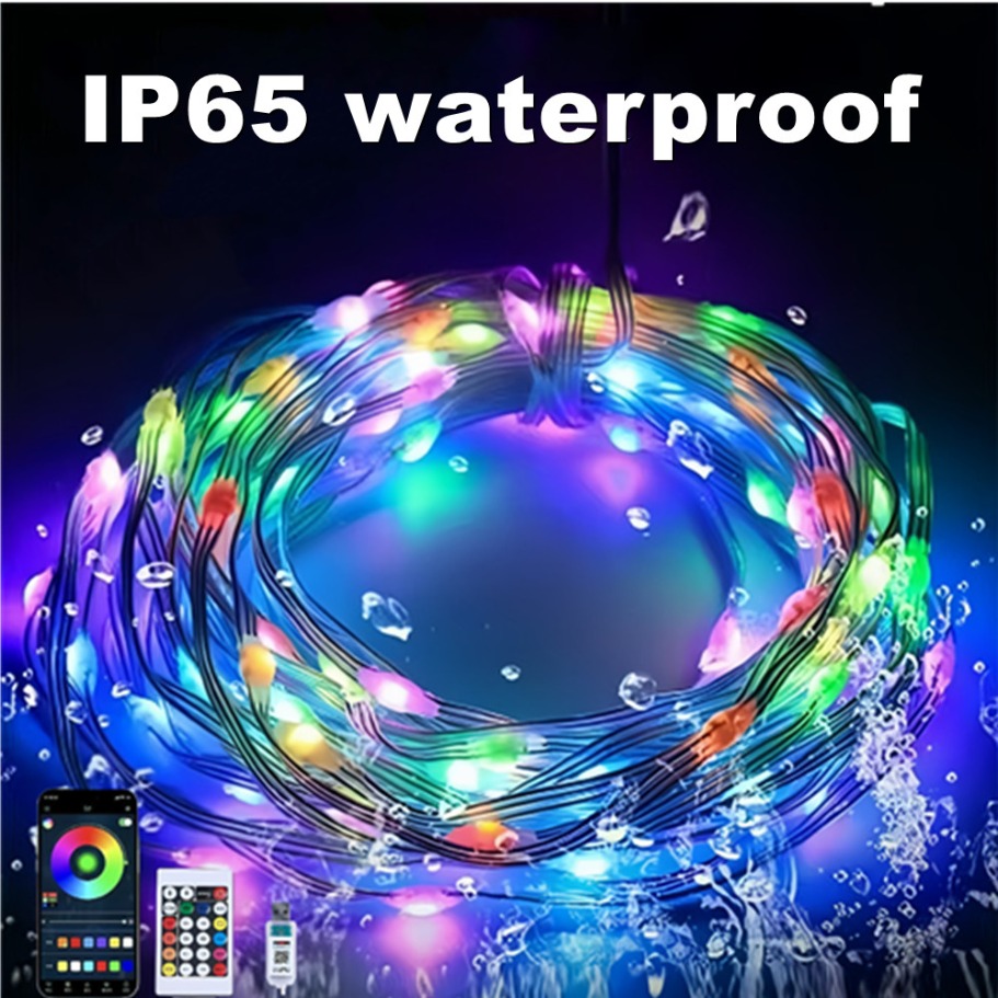 Lampki LED WS2812B Inteligentn – Led Fairy String Lights recenzja i cena