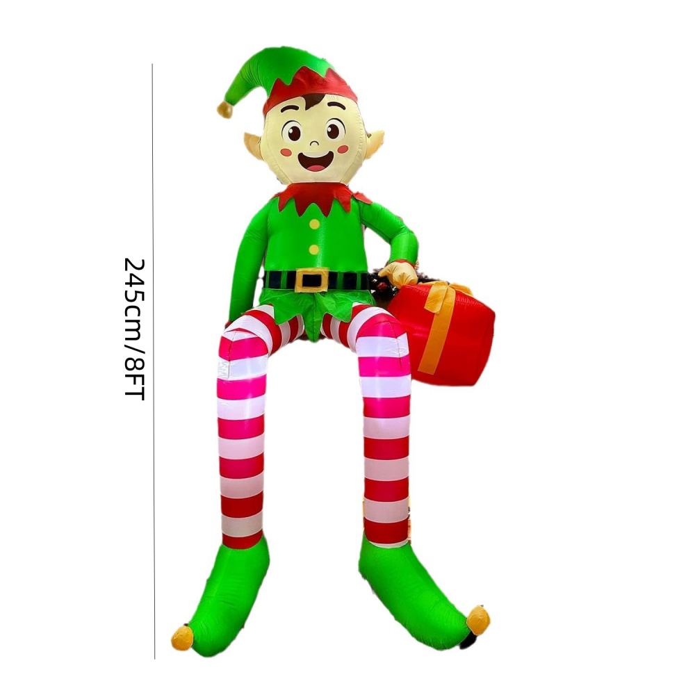 8FT Świąteczne dmuchane elfy s – Christmas Lights Outdoor recenzja i cena