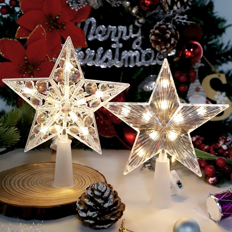 15cm Świąteczna Dekoracja Świe – Star Tree Topper recenzja i cena