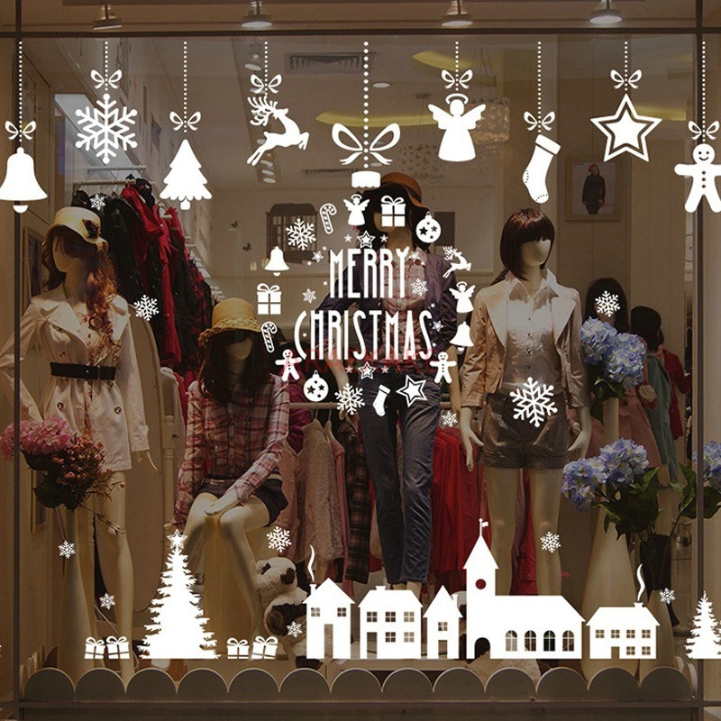 1 szt. Szklana naklejka na okn – Snowflake Window Decal recenzja i cena